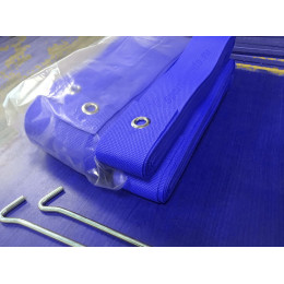 Разметка для пляжного футбола 28х37м - синий (ленты)