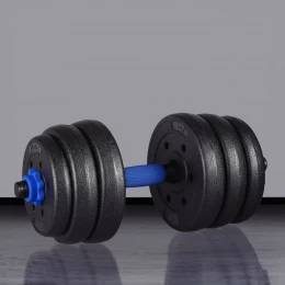 DBP-10 Гантельный набор разборный 2х5кг (пластик/цемент) 10кг